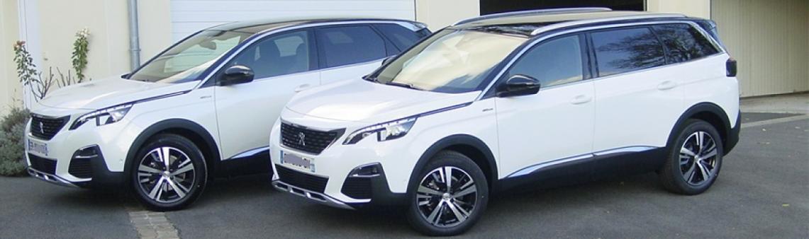 Peugeot 5008 et 3008